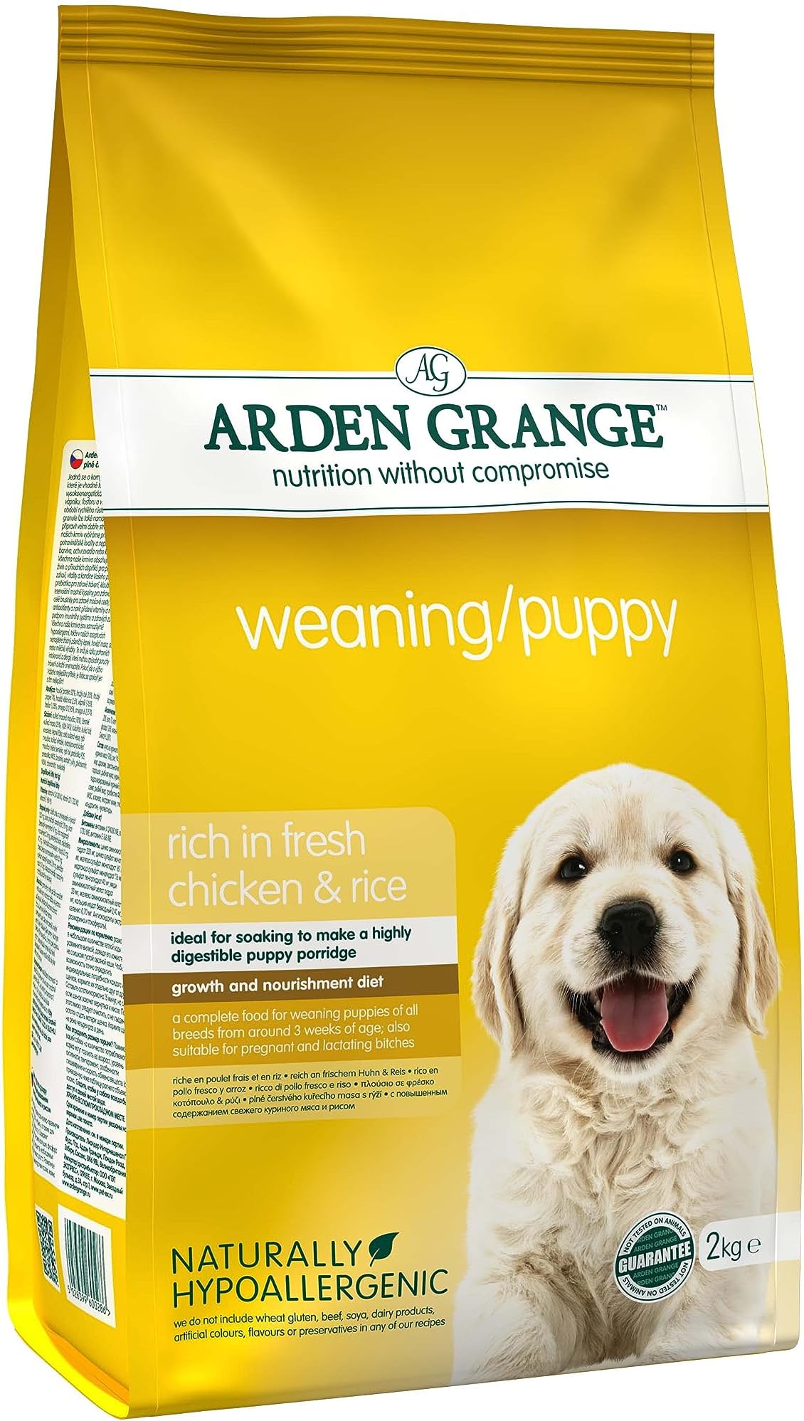 Dry Dog Food Weaning Puppy Chicken & Rice 2-kg