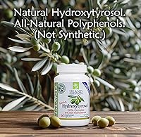 Vista 3 de Extracto de oliva 20% Hydroxytyrosol Complex™ - Super Strength 100% cultivado y extraído en España. 90 cápsulas, 100 mg, de The Maker of Real