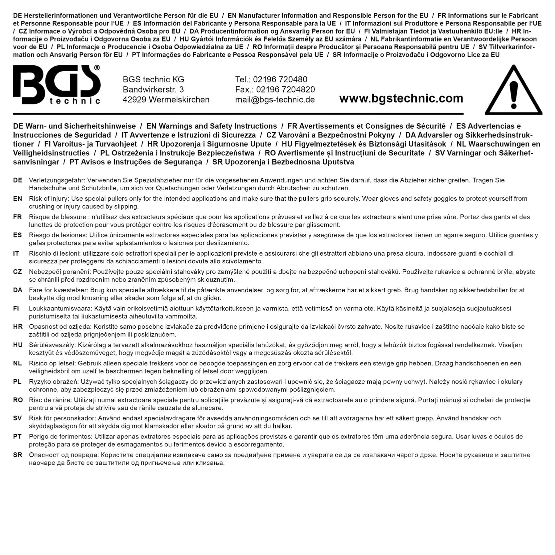 EXTRACTOR ARRACHE DIY RODAMIENTO DE INERCIA PACK 4 PIEZAS