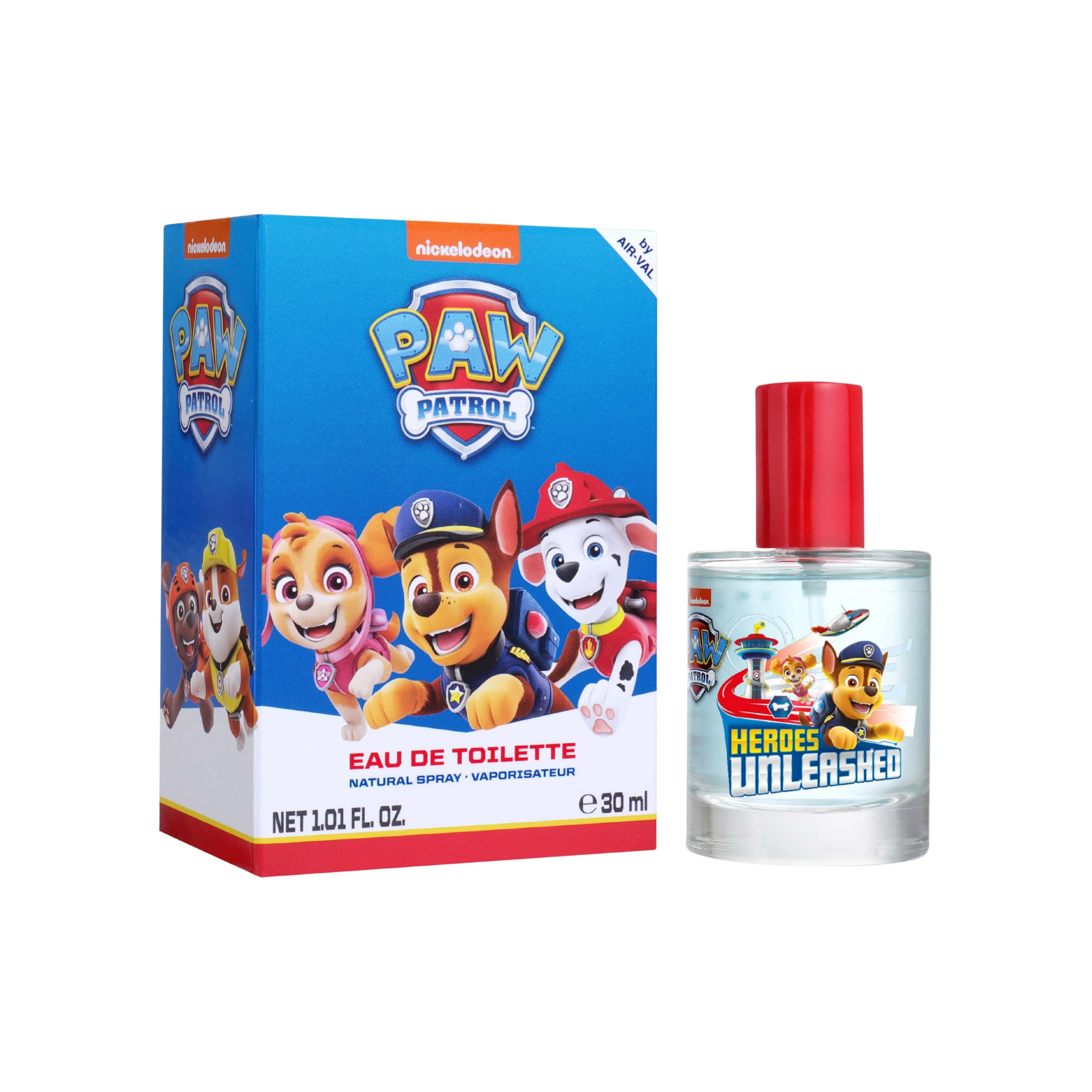 Paw Patrol Children Eau de Toilette Natural Perfume Spray | Vegan, Cruelty-Free, Dermatologically Tested EDT Spray for Kids & Teens | Christmas Stocking Filler | Safe Daily Fragrance Gift, 30ml
