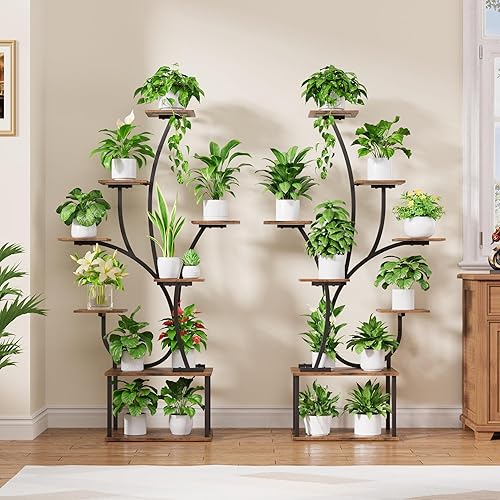 Miniatura 7 de Soporte para plantas de interior con luces de crecimiento, estante iluminado para plantas de interior, soportes de plantas de 63 pulgadas de alto