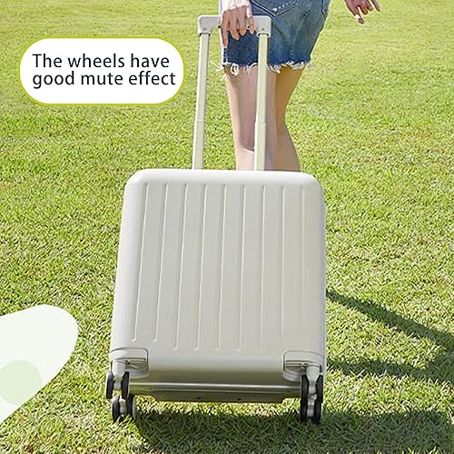 Miniatura 8 de 1 par de ruedas de repuesto para equipaje 360 ruedas giratorias para maleta, color negro con destornillador (W055)