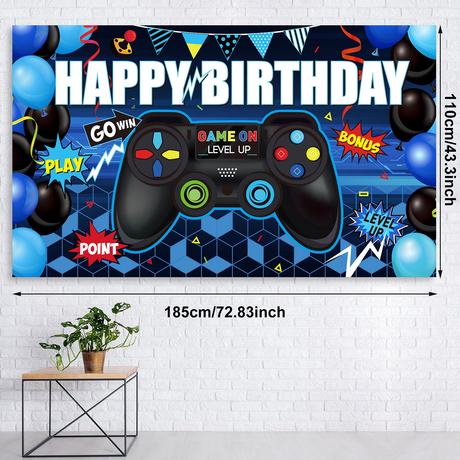 Buy Video Game Birthday Party Decorations Set Gaming Happy Birthday