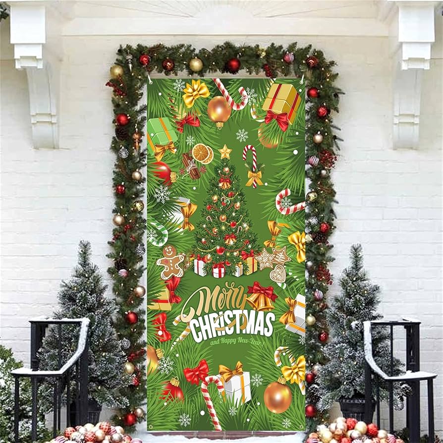 Candy cane christmas door decoration Clearance
