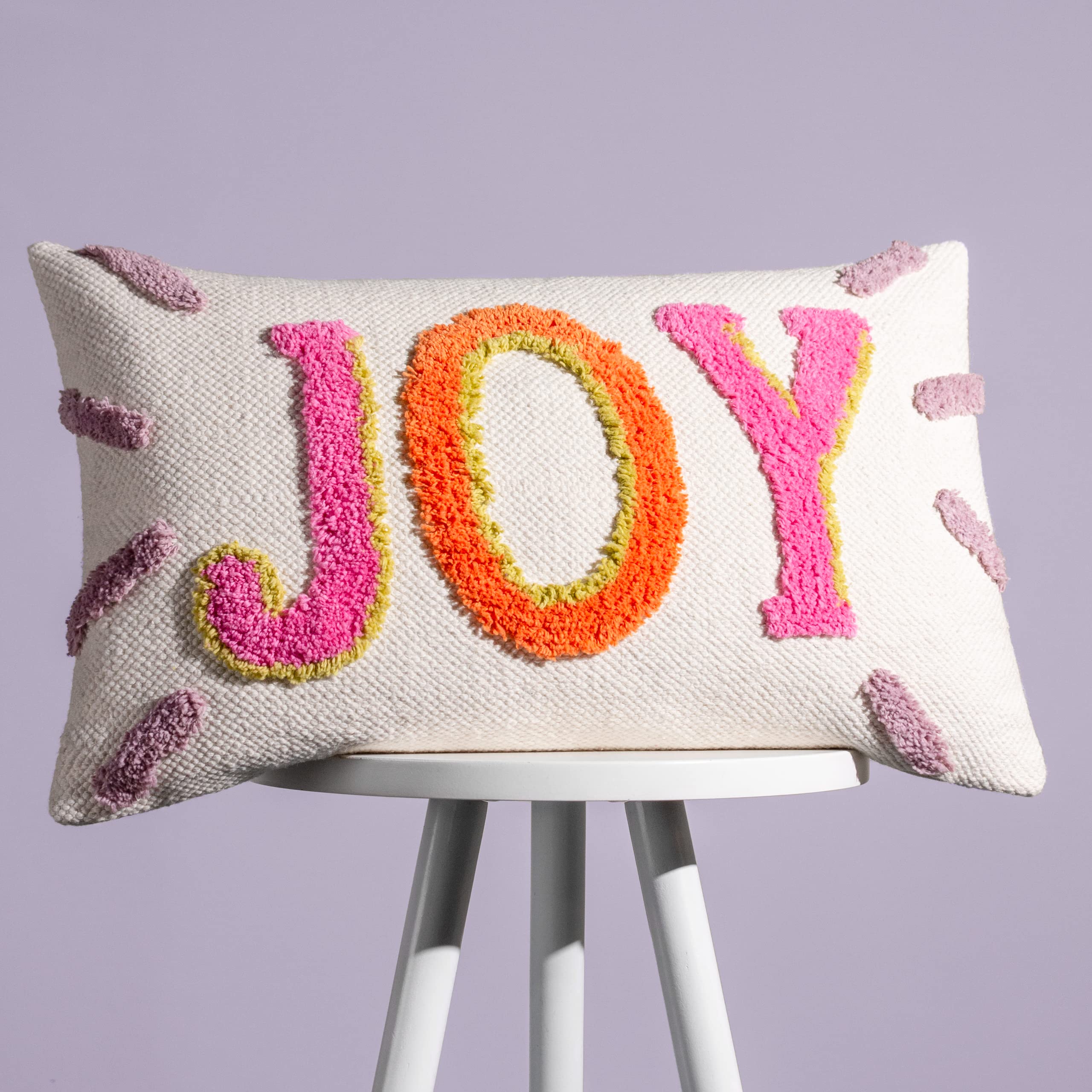 furn. Heya Home Joy Cotton Tufted Feather Filled Cushion - Twin Pack
