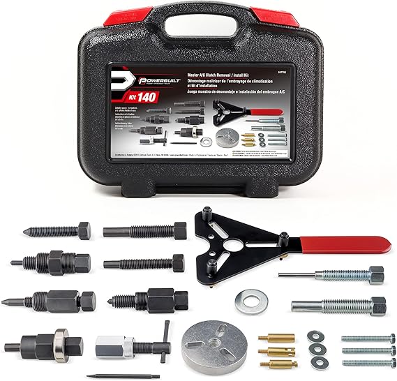 Powerbuilt Master AC Clutch Removal & Installation Tool Kit