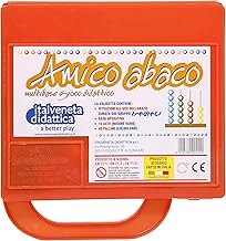 Italveneta Didattica - Case containing components to recreate the abacus, consisting of rods and balls of various colours and sizes, 1