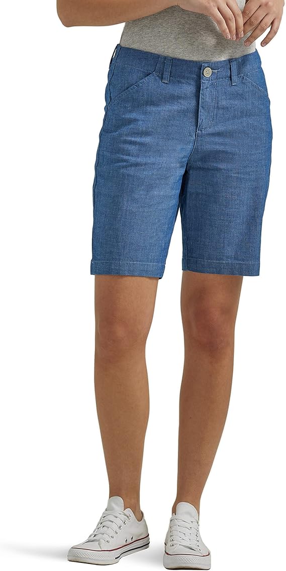 Lee Women's Legendary 9" Chino Bermuda Short