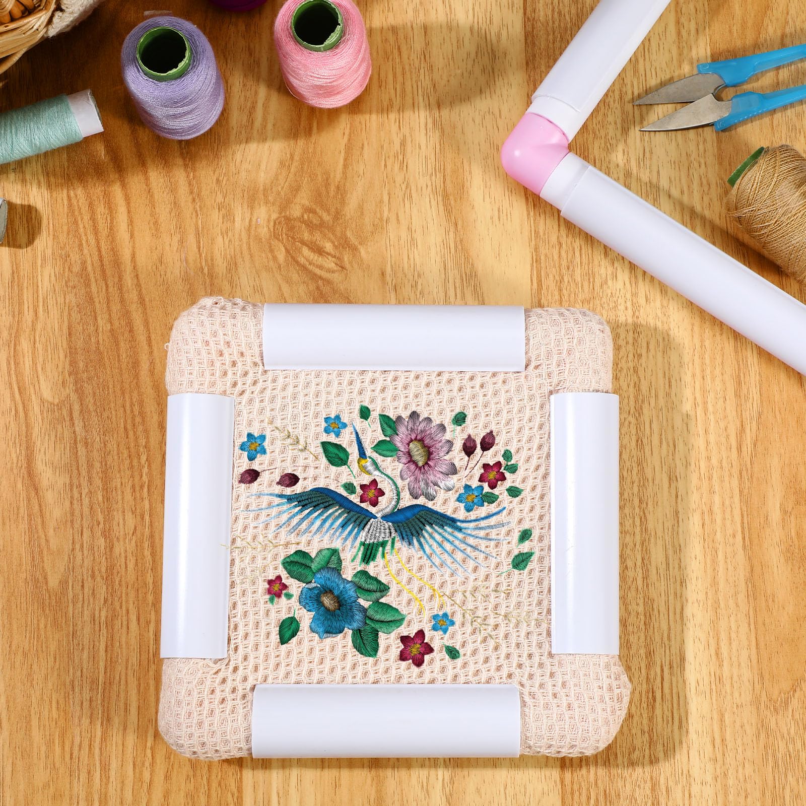 Amazon.com: Janinka Embroidery Hoop 3 Pcs Cross Stitch Hoops and