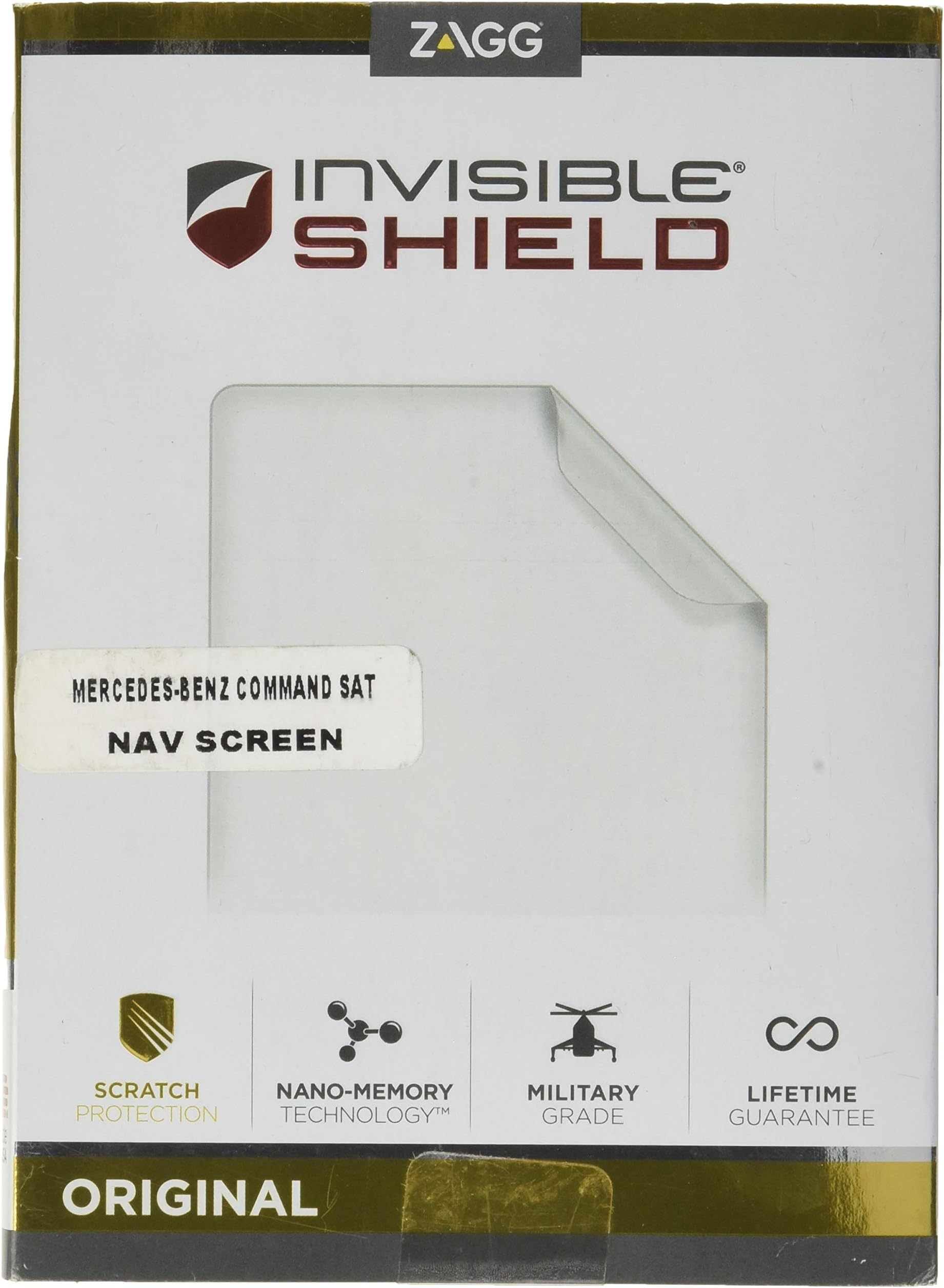 InvisibleShield MERCOMSATNAVS for Mercedes-Benz Command Sat Navigation Screen (Clear)
