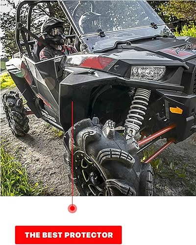 Miniatura 3 de RZR Guardabarros delanteros amplios extendidos compatibles con Polaris RZR XP 1000 4 Turbo S 900 2014-2022 [2881985] - 8.5 pulgadas de ancho