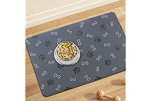 Protector of Your Floors: Non-Slip Pet Food Mat for a Cleaner Dining Experience