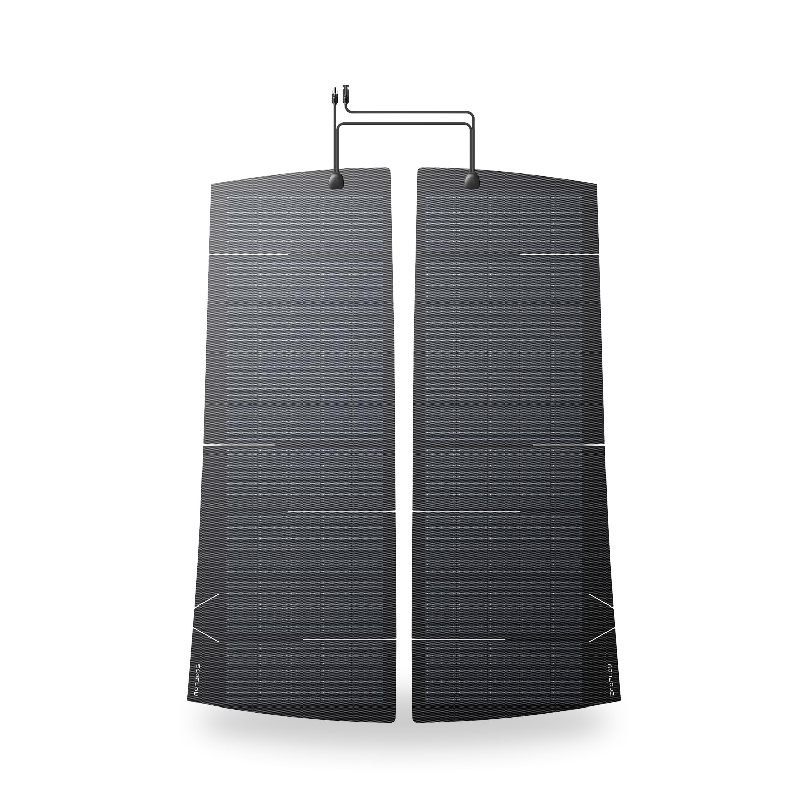 Film solaire HeatGuard EF ECOFLOW 290 W, à 25% de rendement solaire, isolation thermique supérieure à 10 °C, capte jusqu'à 1,3 kWh par jour, étanchéité IP68, panneaux solaires 145W*2 pour Model Y