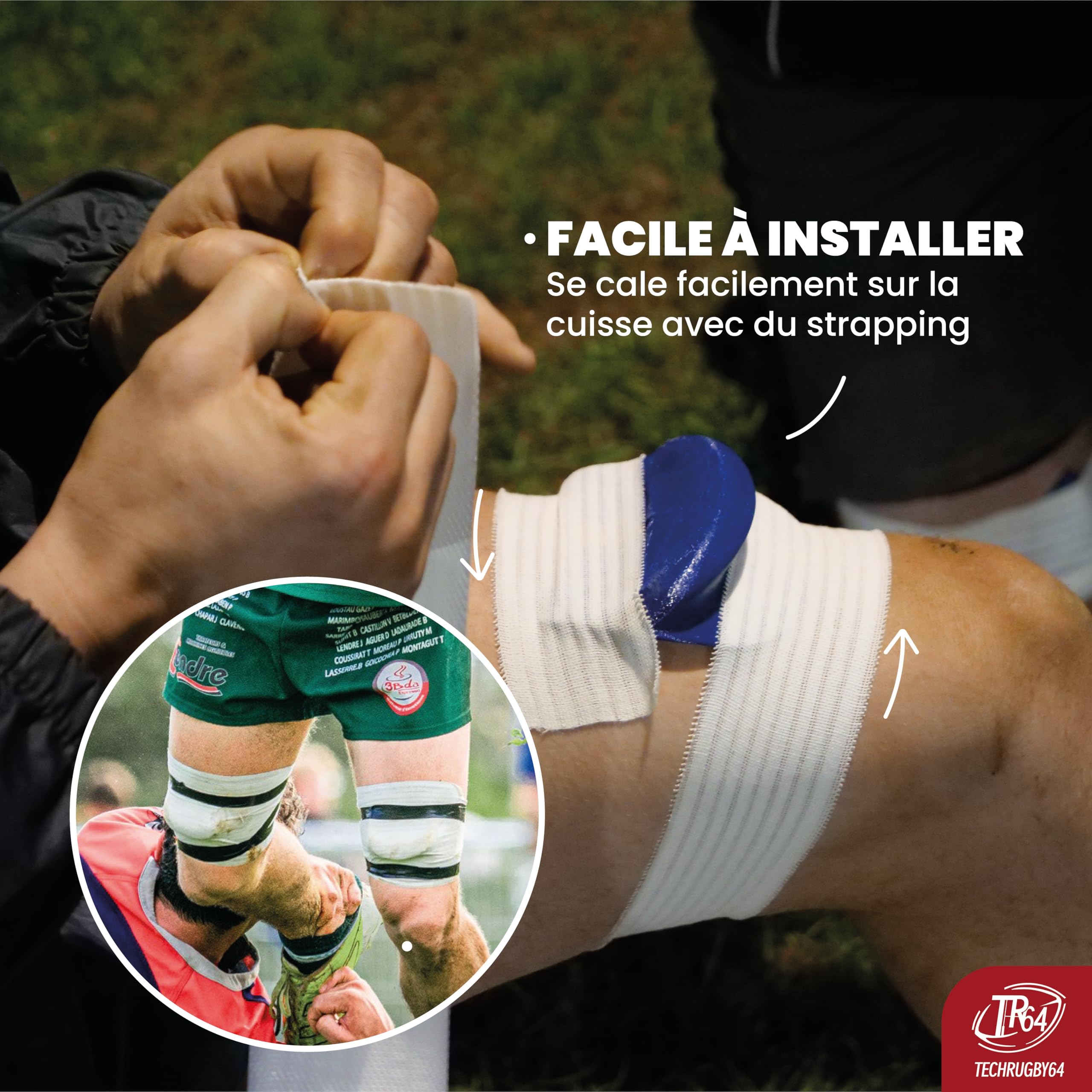 Standard – Cales de Touche Rugby/Rugby Lineout Lifting Blocks – XS, S, M – Support de Lift pour Sauteur – Fabriqué en France