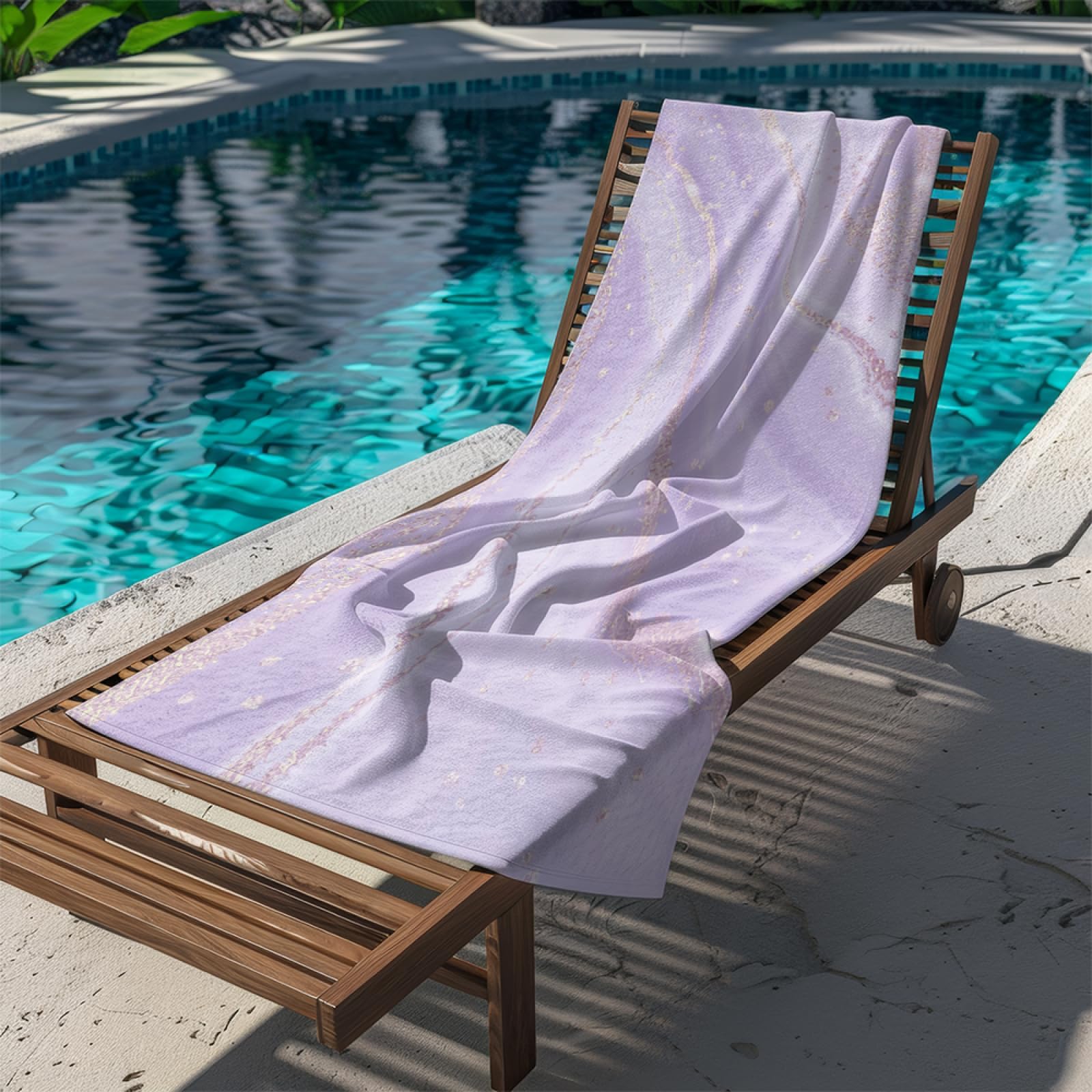 Telo Mare Microfibra 210x230 Gradiente Viola Telo Spiaggia Grande Antisabbia,XXL Asciugamano Mare, Asciugatura Rapida, Stuoia Spiaggia Leggero E Portatile