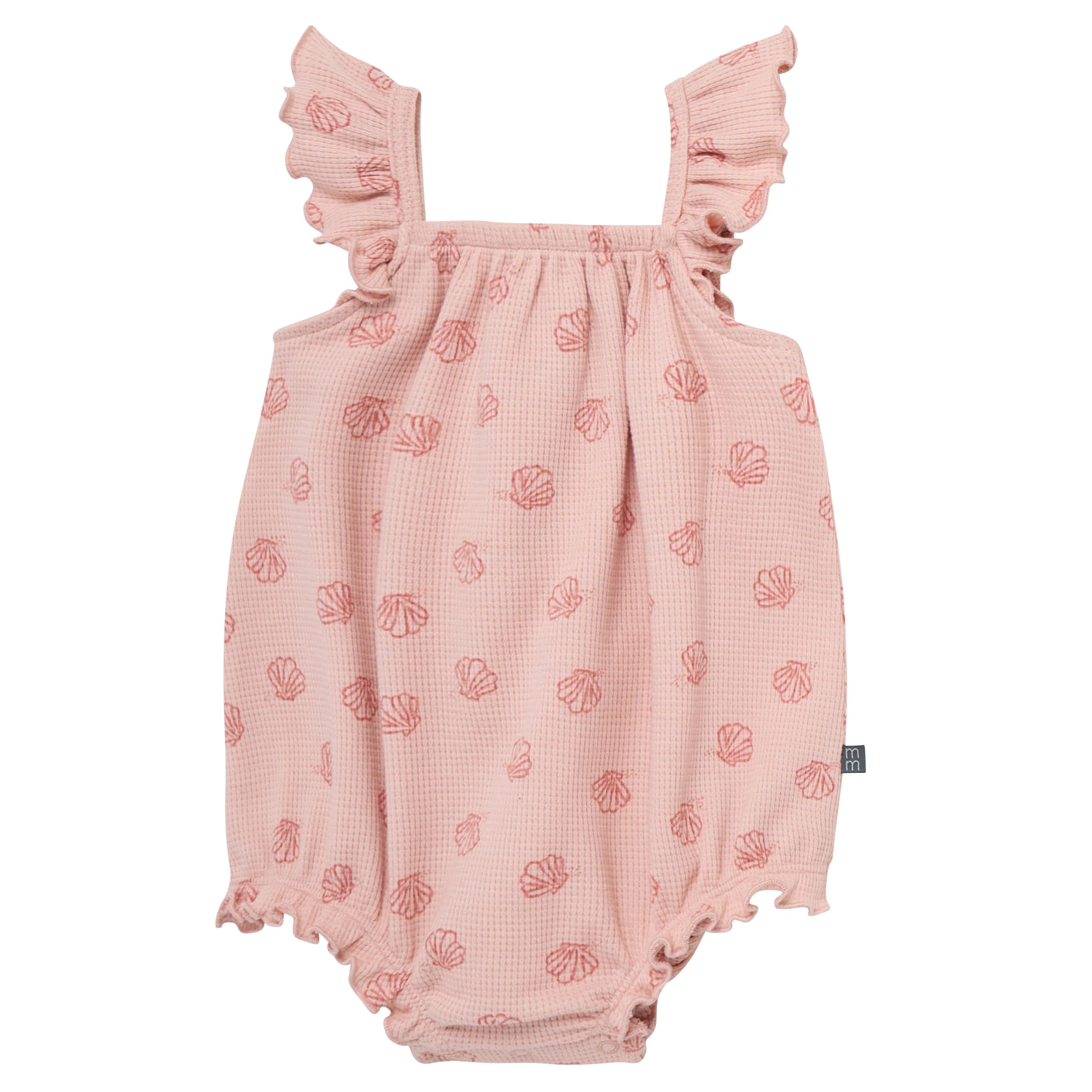 Modern Moments by Gerber Baby Girls Mini Flutter Sleeve Bubble Romper