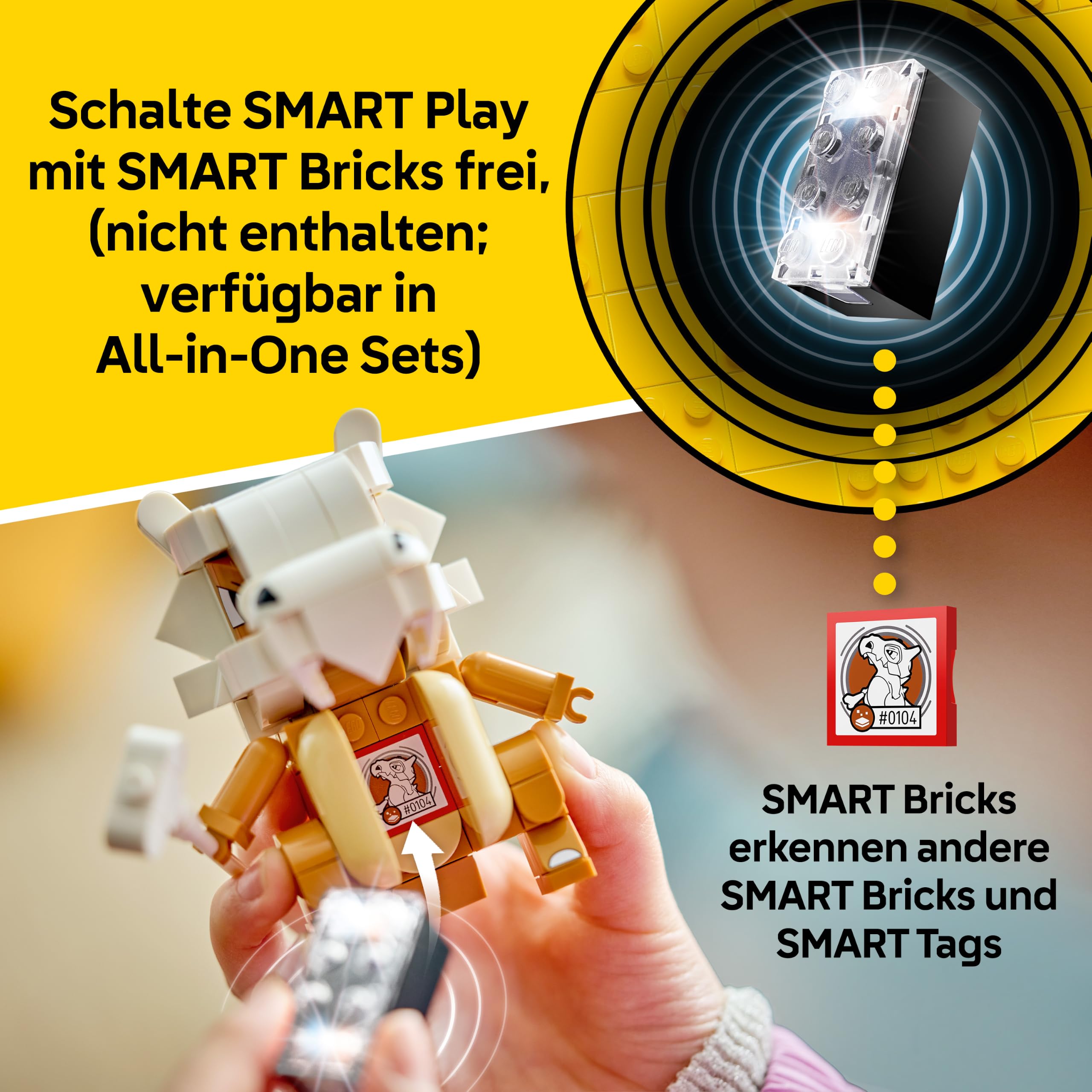 LEGO Pokémon SMART Play: Tragossos und Gengars Gruselduell - kompatibles interaktives Spielset mit 4 SMART Tags und 2 Pokémon Figuren - Geschenkidee für Kinder ab 8 Jahren - 72166