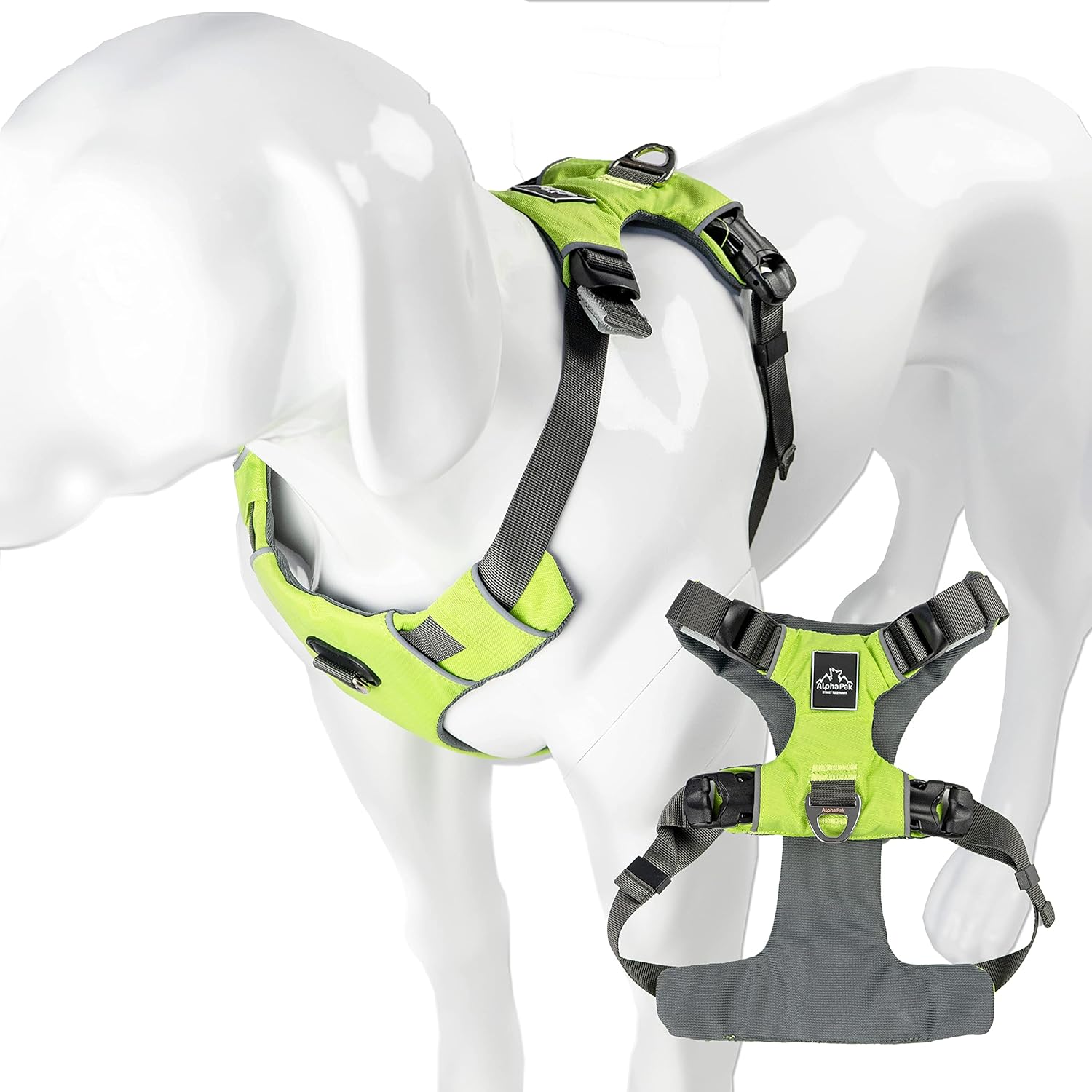 Millvue Raspberry Pink Dog Harness with EZ FIT Buckles Materials That are Waterproof, Durable, and Padded for Extra Comfort - Dog Accessories by AlphaPak - Size X-Large