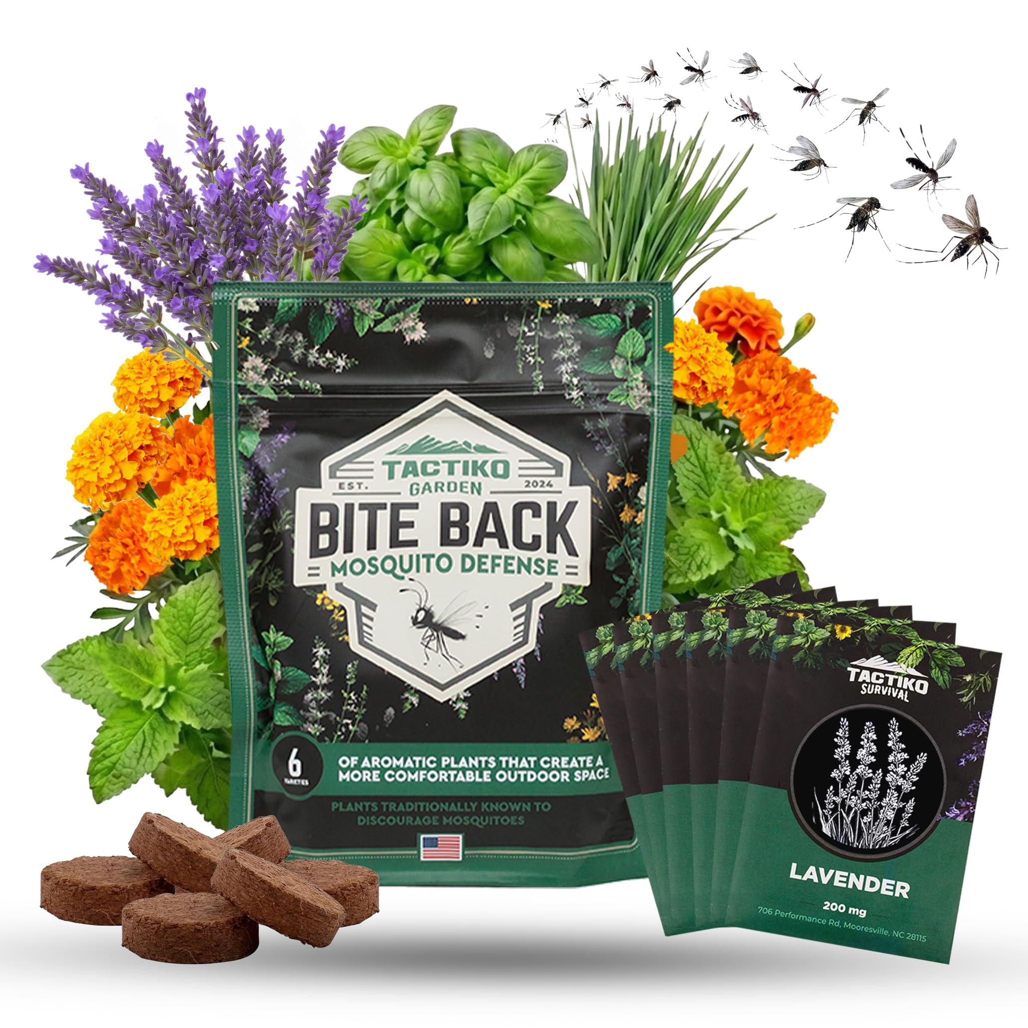 Tactiko Garden Aromatic Herb Seed Kit