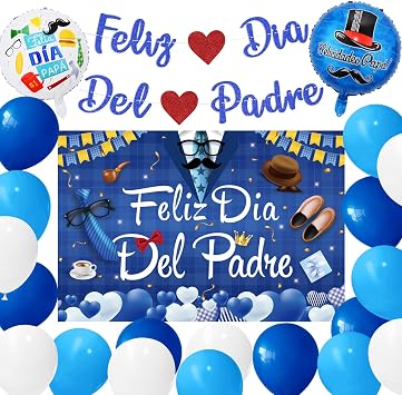 Feliz Dia Del Padre Banner Backdrop Happy Fathers Day Banner for Feliz Dia Del Padre Decoracion
