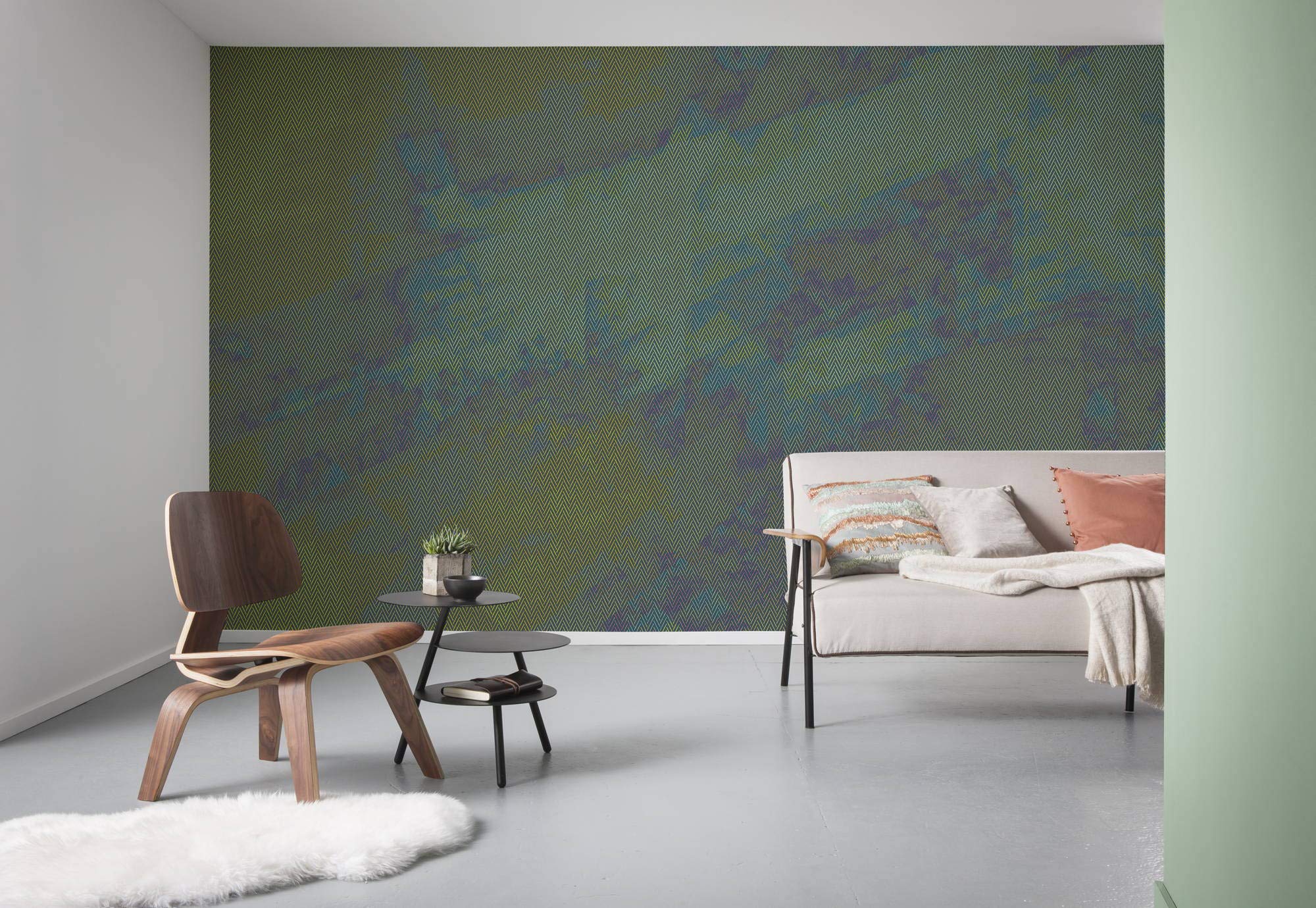 Komar Maya Tweed Non-Woven Photo Wallpaper 400 x 250 cm (Width x Height), Colourful