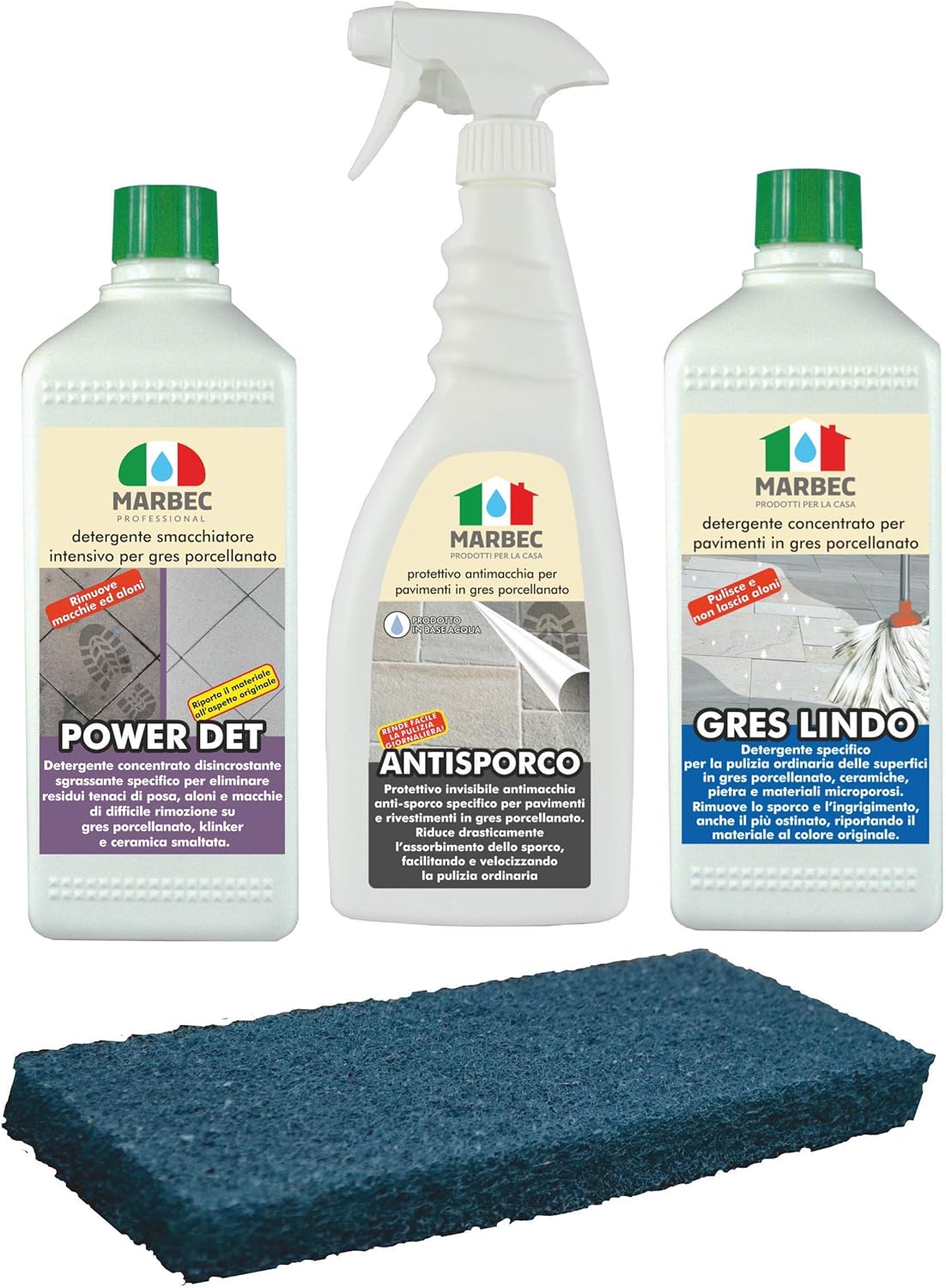 Sbiancante per pavimenti in piastrelle