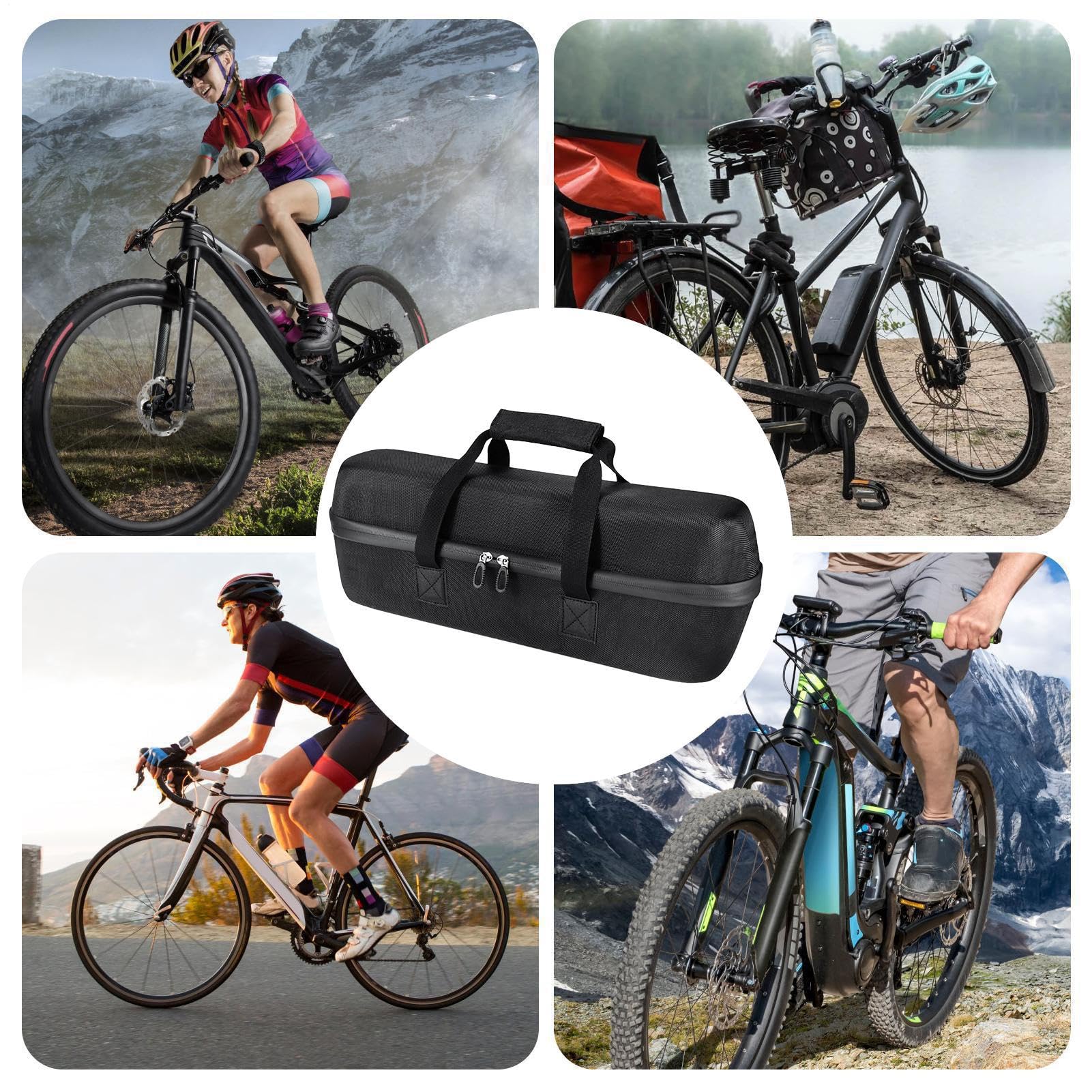 Borsa Batteria Per Bici Elettrica 10 Litri Borsetta Ignifuga Per Bici | Borsa Accumulo Della Batteria Per Pendolarismo Urbano Ciclismo Quotidiano Viaggio E Campeggio