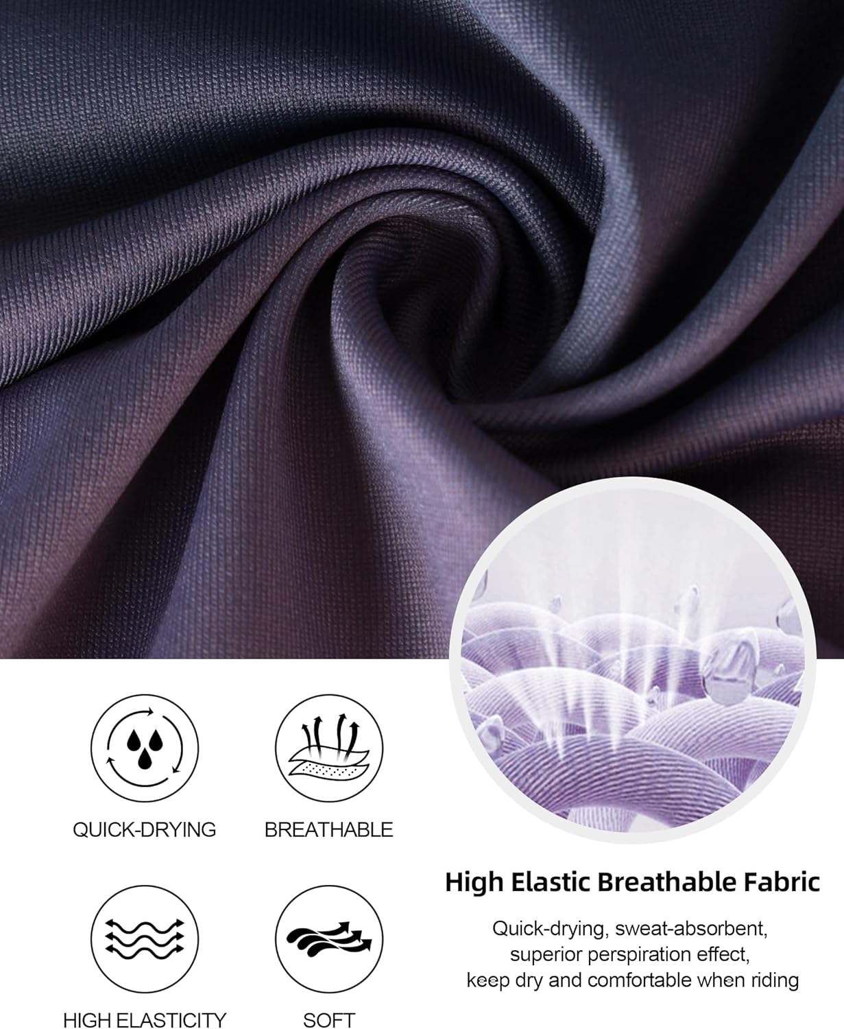 LAMEDA Mens Cycling Jersey Short Sleeve Biking Shirt with 3 Rear Pockets Moisture Wicking Breathable Quick Dry Bicycle Jersey - Image 4