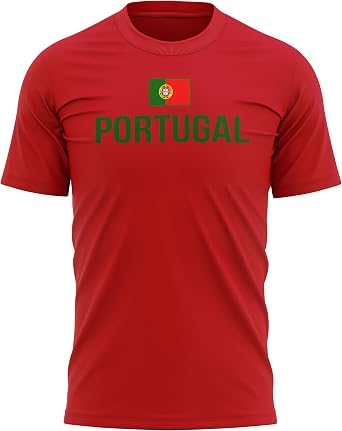 Purple Print House Portugal Football Shirts Mens - Portugal Flag Football T Shirt - Football Country European Portuguese Tournament Gifts for Him - Unique Footy Top