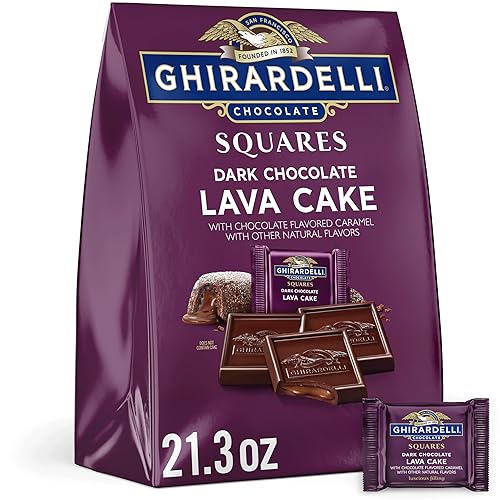 Miniatura 15 de GHIRARDELLI Cuadrados de frambuesa de chocolate oscuro, bolsa de 5.32 onzas