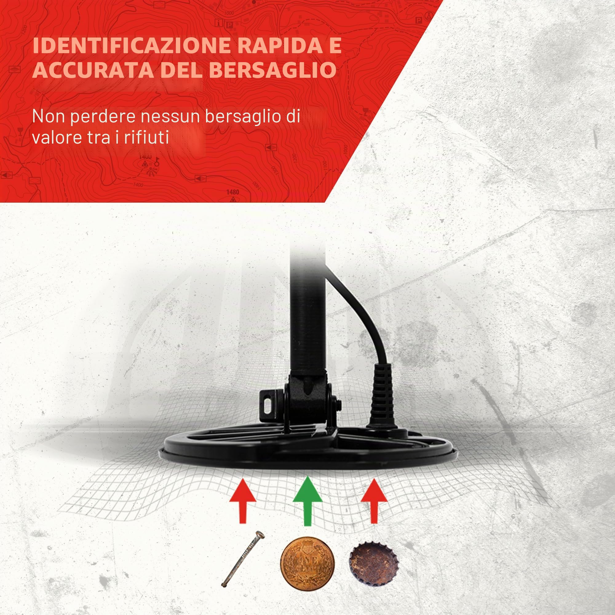 MINELAB Equinox 700 Metal Detector multifrequenza pieghevole per adulti con bobina a doppia D impermeabile EQX 11" e cuffie wireless