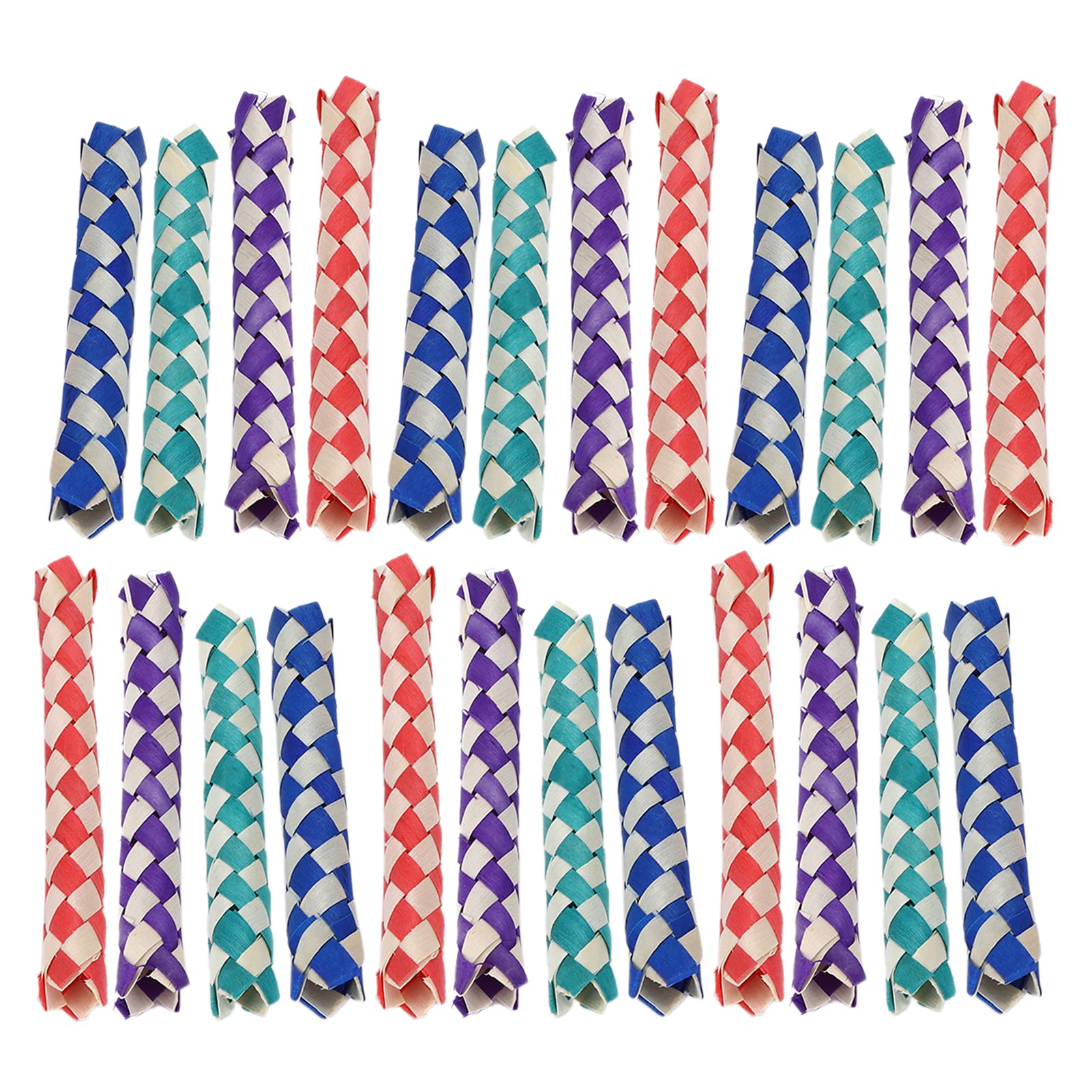 Jiawu Finger Traps Toy, Practical and Beautiful Finger Trap for Bird Toys DIY Various Toys and Gifts Replacement for Pets