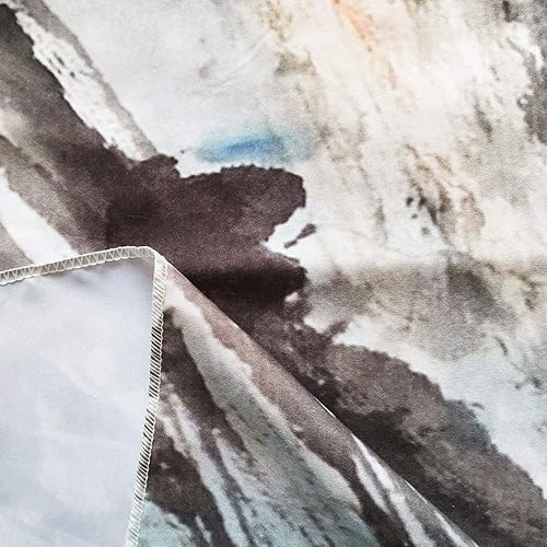 Miniatura 8 de Hjokiupt Tapiz japonés, pintura de paisaje asiático, tinta oriental, acuarela, árbol de montaña, decoración abstracta de dormitorio, tapiz con