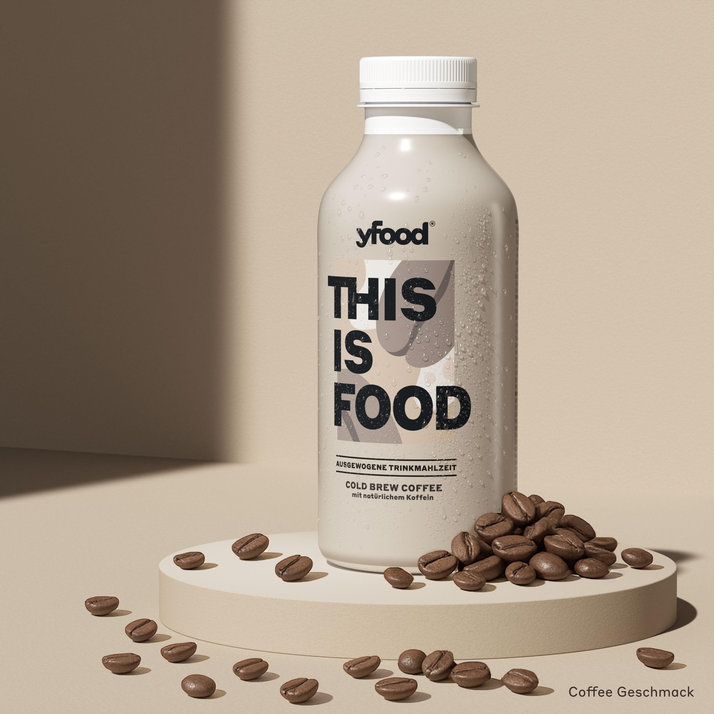 yfood Trinkmahlzeit Cold Brew Coffee, 12 x 500 ml, mit 30 g Protein pro Flasche
