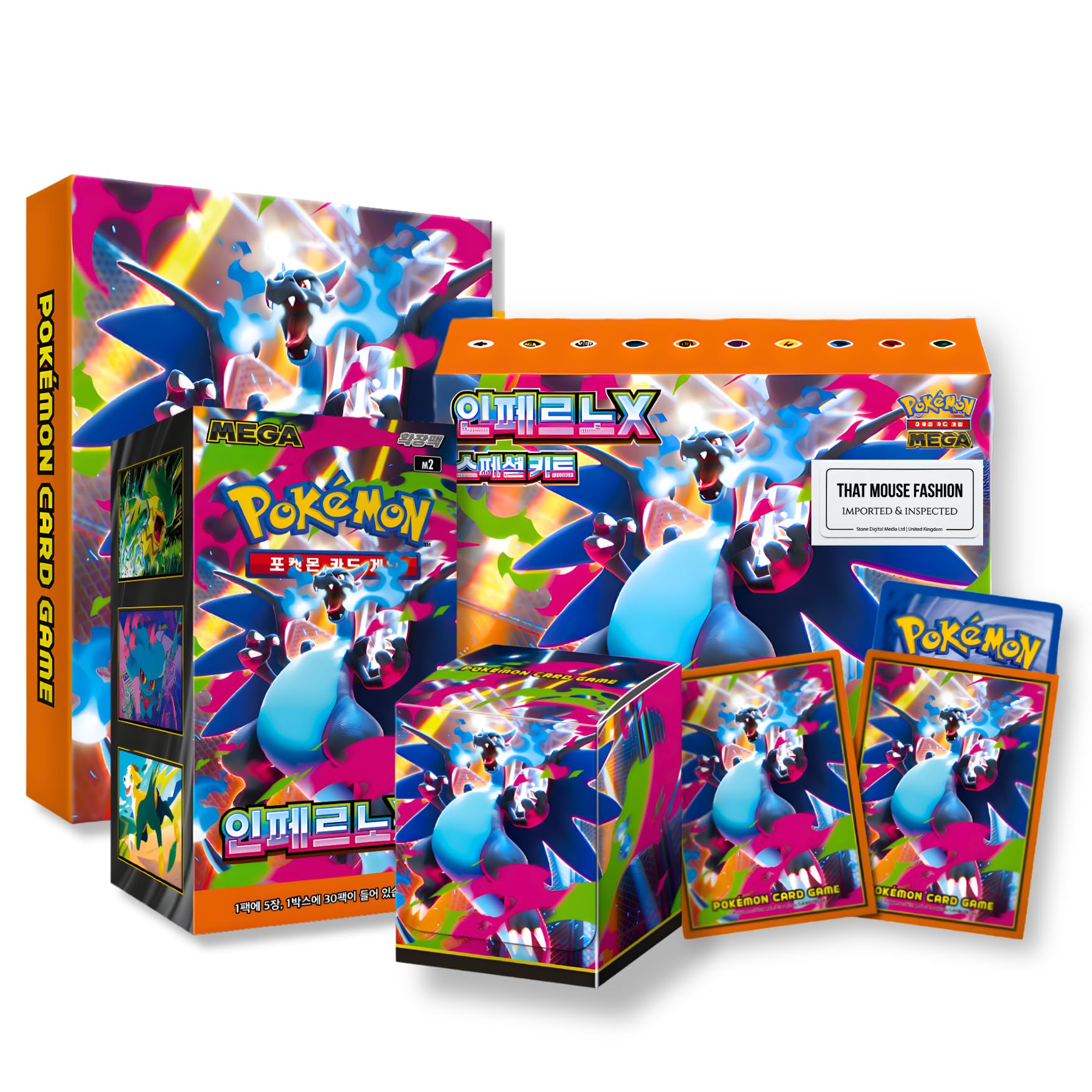 Korean Phantasmal Flames Inferno X Special Binder Collection Box