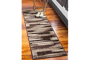 Unique Loom Autumn Collection Wheat Brown/Beige 2'x6'1" Area Rug Runner