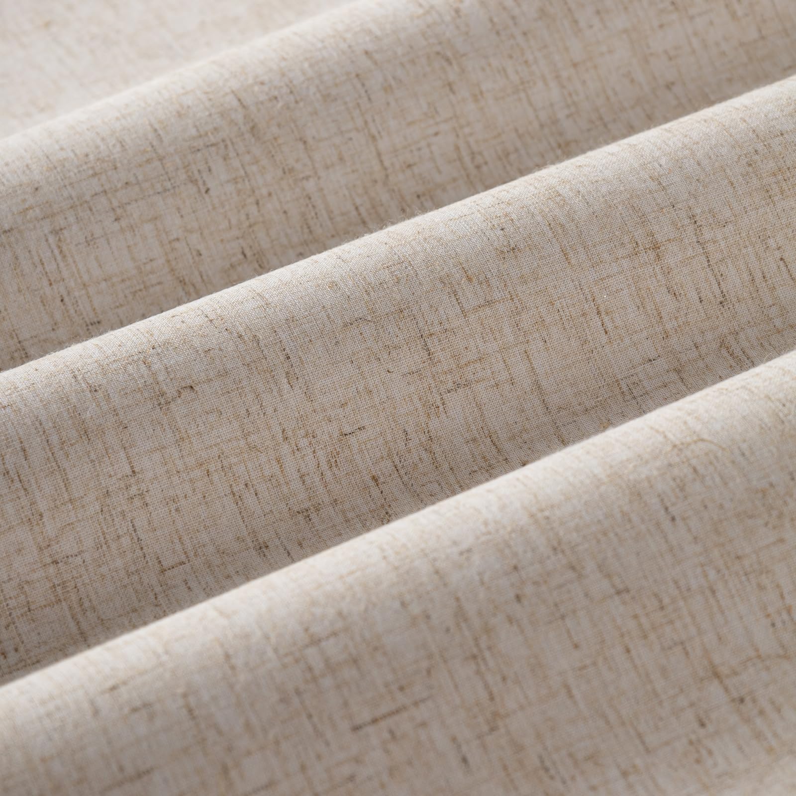 Wooqu Natural Linen Book Cloth, 17x29”, Irregular Beige Blend
