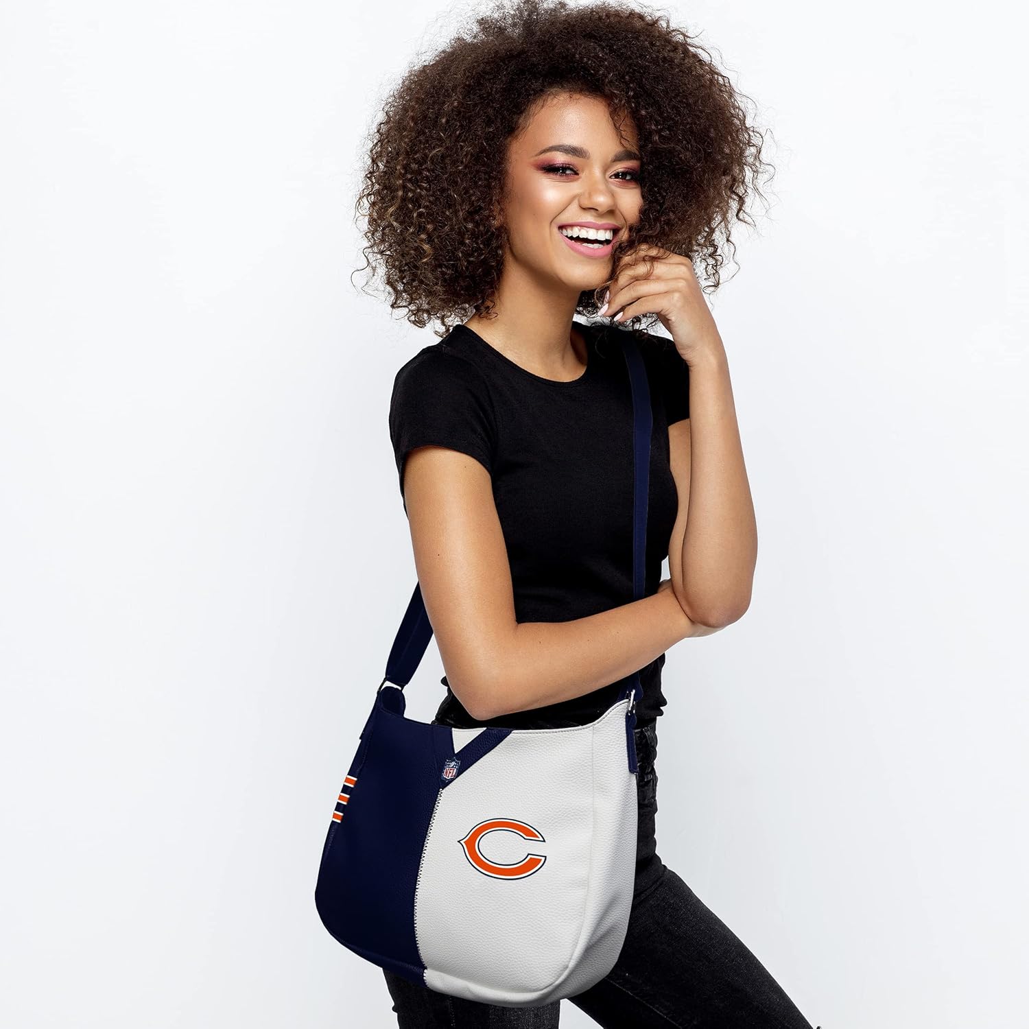 Littlearth NFL womens Nfl Pebble Split Hobo - Image 2