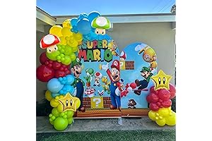 Mario Balloon Arch Kit for Birthday Party