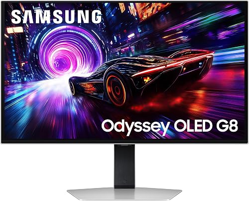 Samsung Odyssey OLED 27-inch 4K gaming monitor, front view