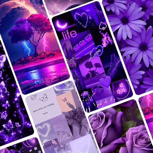 Cute Purple Wallpaper
