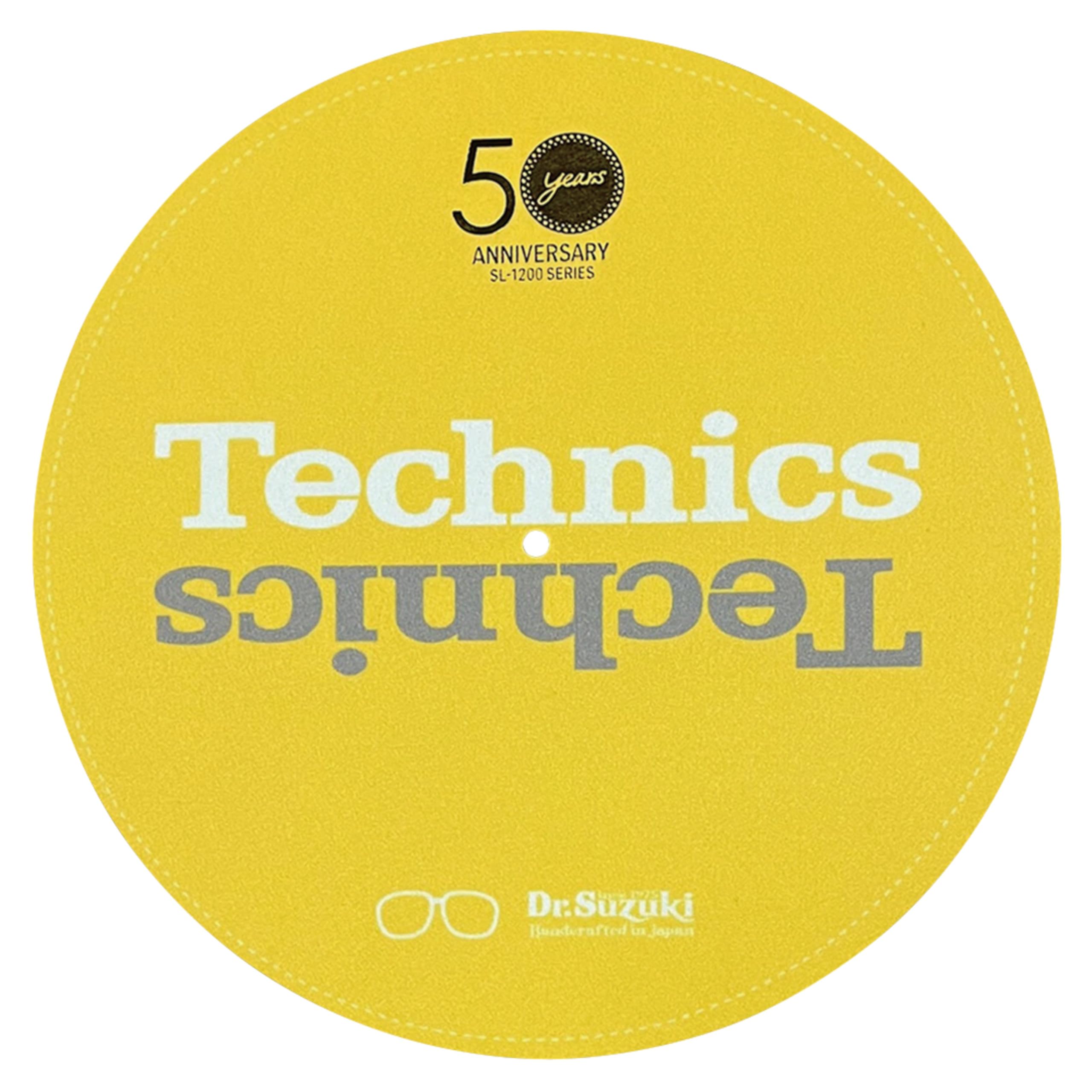 Dr. Suzuki X 12" 50th Limited Edition, yellow - Slipmat für Plattenspieler