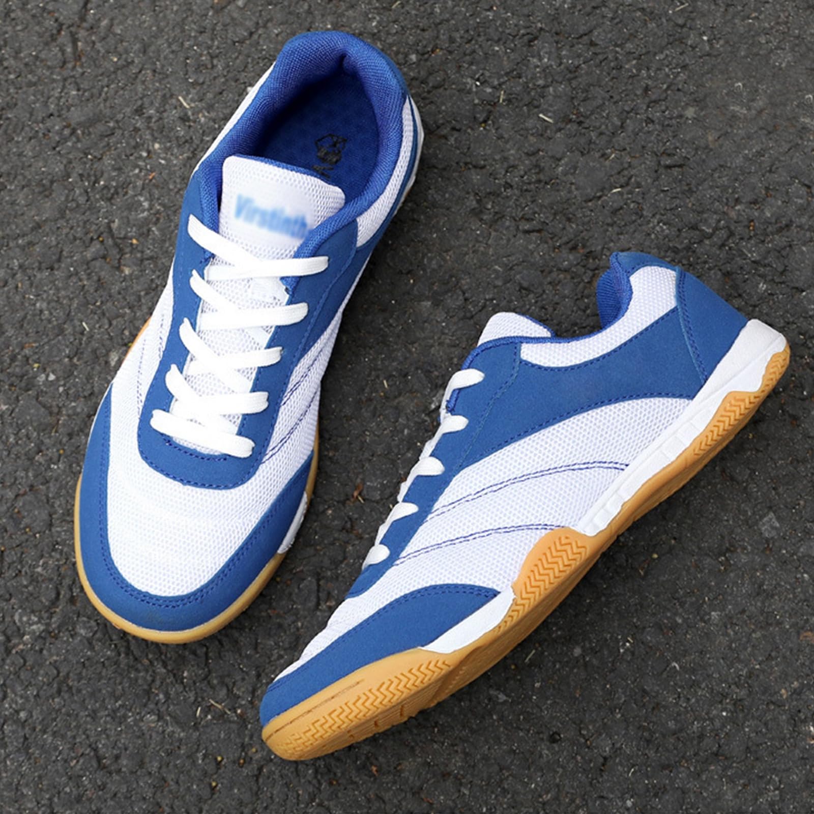NGARY Zapatillas de bádminton para hombre, de malla, transpirables, profesionales, ligeras, para voleibol, entrenamiento deportivo
