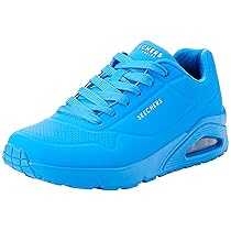 Skechers Uno Stand On Air, Scarpe da ginnastica Uomo, Blue Durabuck Mesh, 48.5 EU