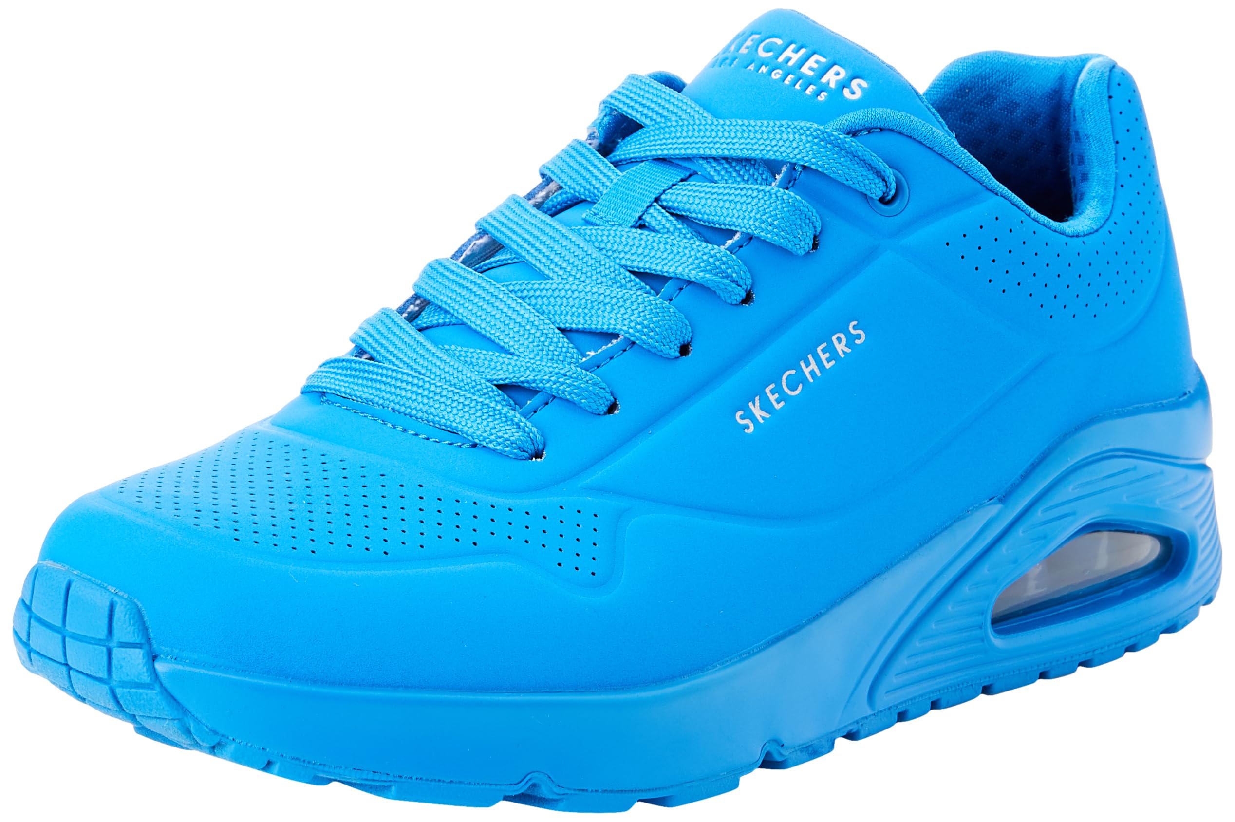Skechers Uno Stand On Air, Scarpe da ginnastica Uomo, Blue Durabuck Mesh, 41.5 EU