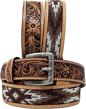 beaded western belts