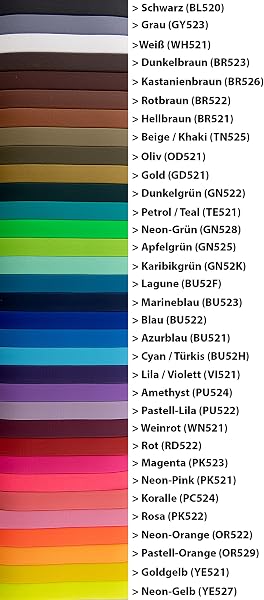 Mehrfach verstellbare BioThane Führleine, 19mm breit, 2,5m lang, Grau, genäht, Doppelleine - 5
