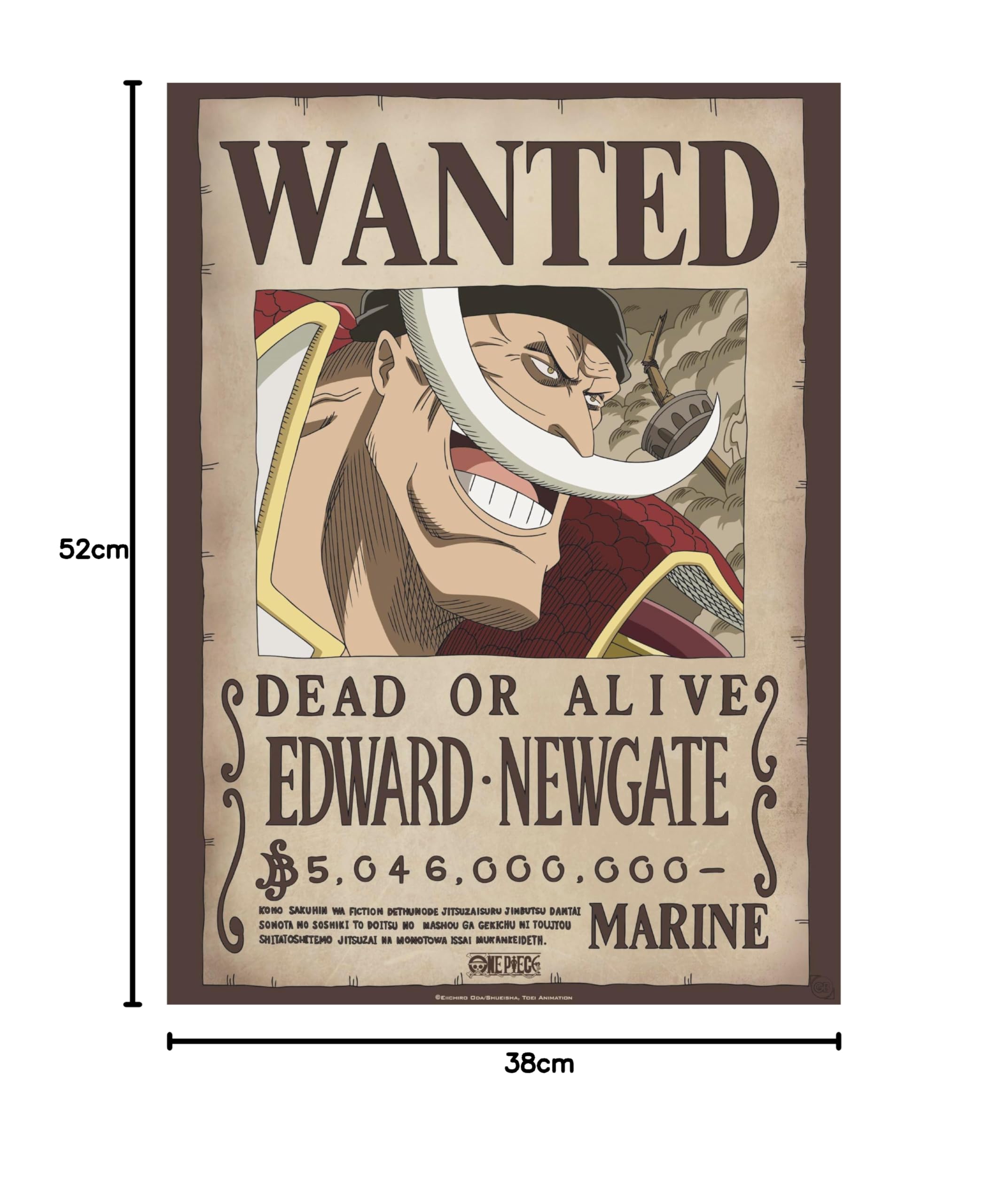 GB eye ONE PIECE Set 2 Chibi Posters Wanted Roger Whitebeard