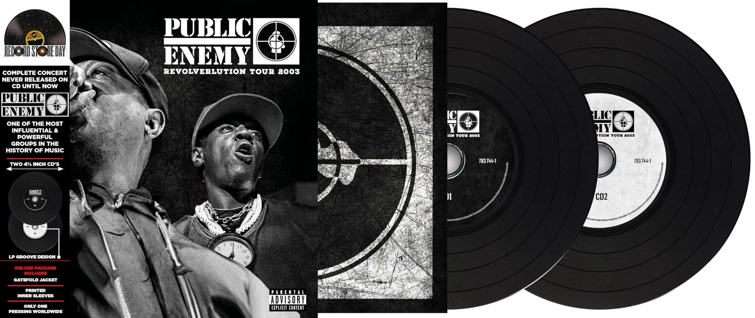PUBLIC ENEMY REVOLVERLUTION TOUR 2003 (2CD) (RSD 2024) COMPACT DISC DOUBLE