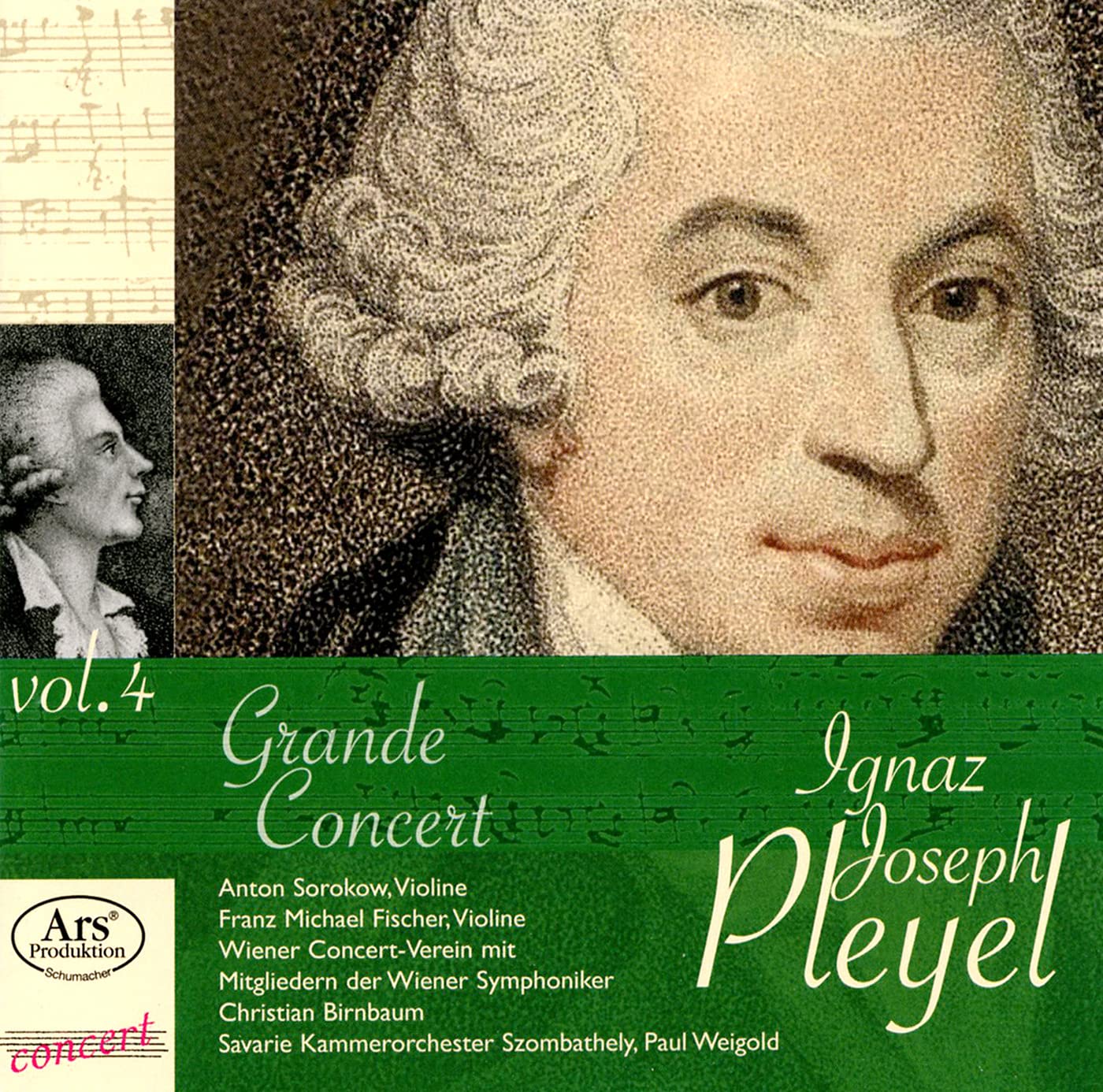 Ignaz Joseph Pleyel: Grand Concert- Sinfonia concertante in A major/2 Symphonies